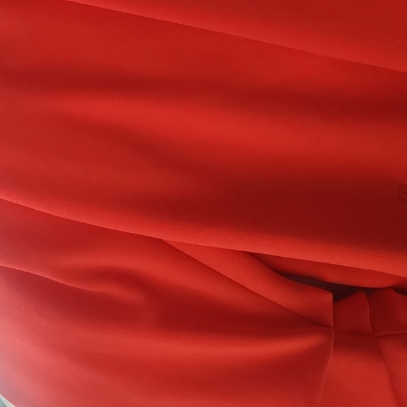 DKNY *New* Vibrant Red Women's Blazer Size Medium Polyester - Picture 9 of 10